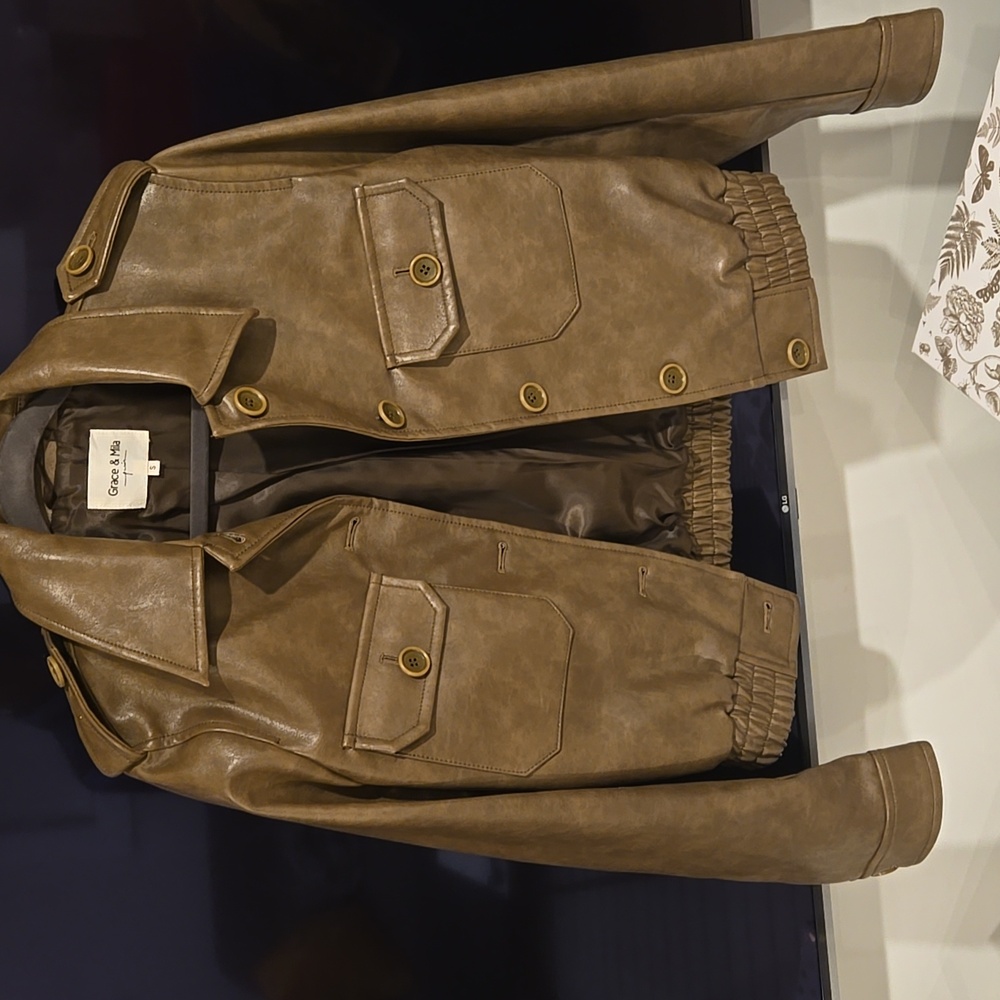 Grace & Mila Vegan Leather Jacket
